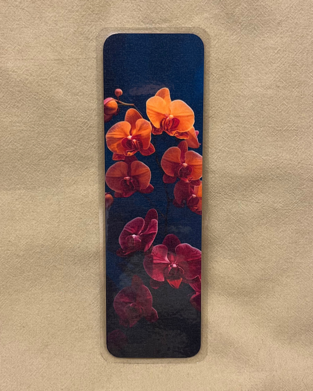 Sunset Flowers Bookmark