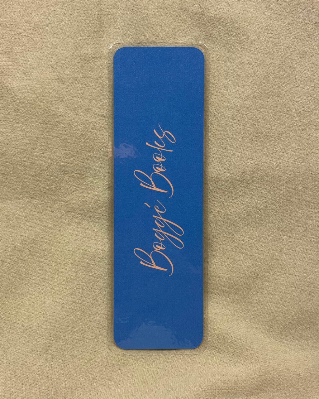 Blue Organic Bookmark