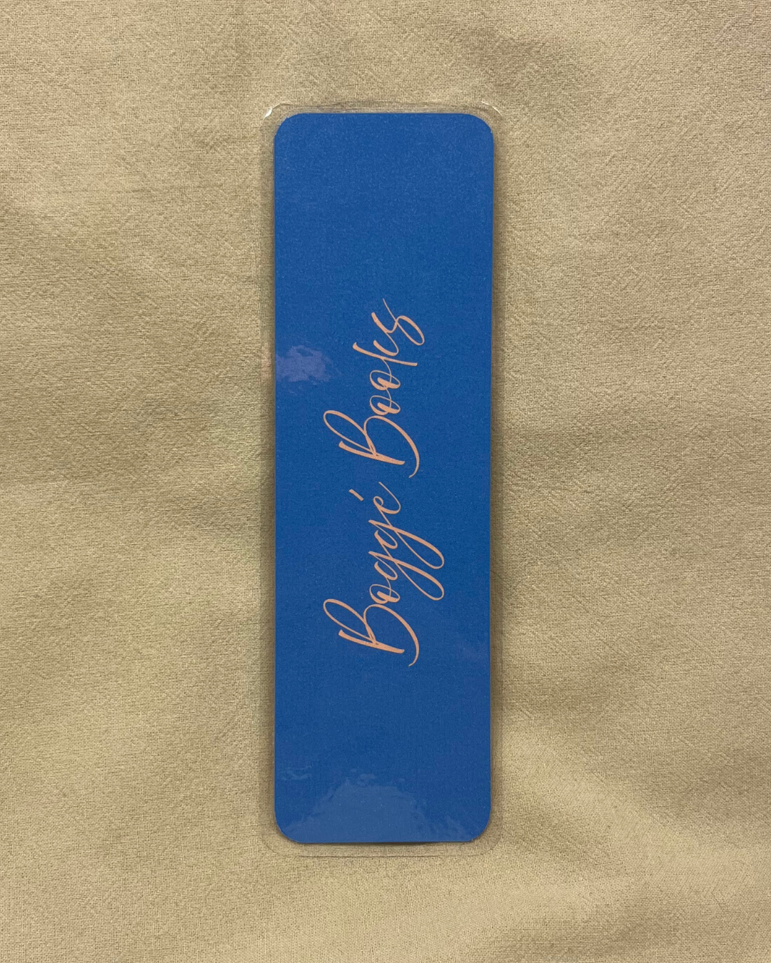 Blue Organic Bookmark