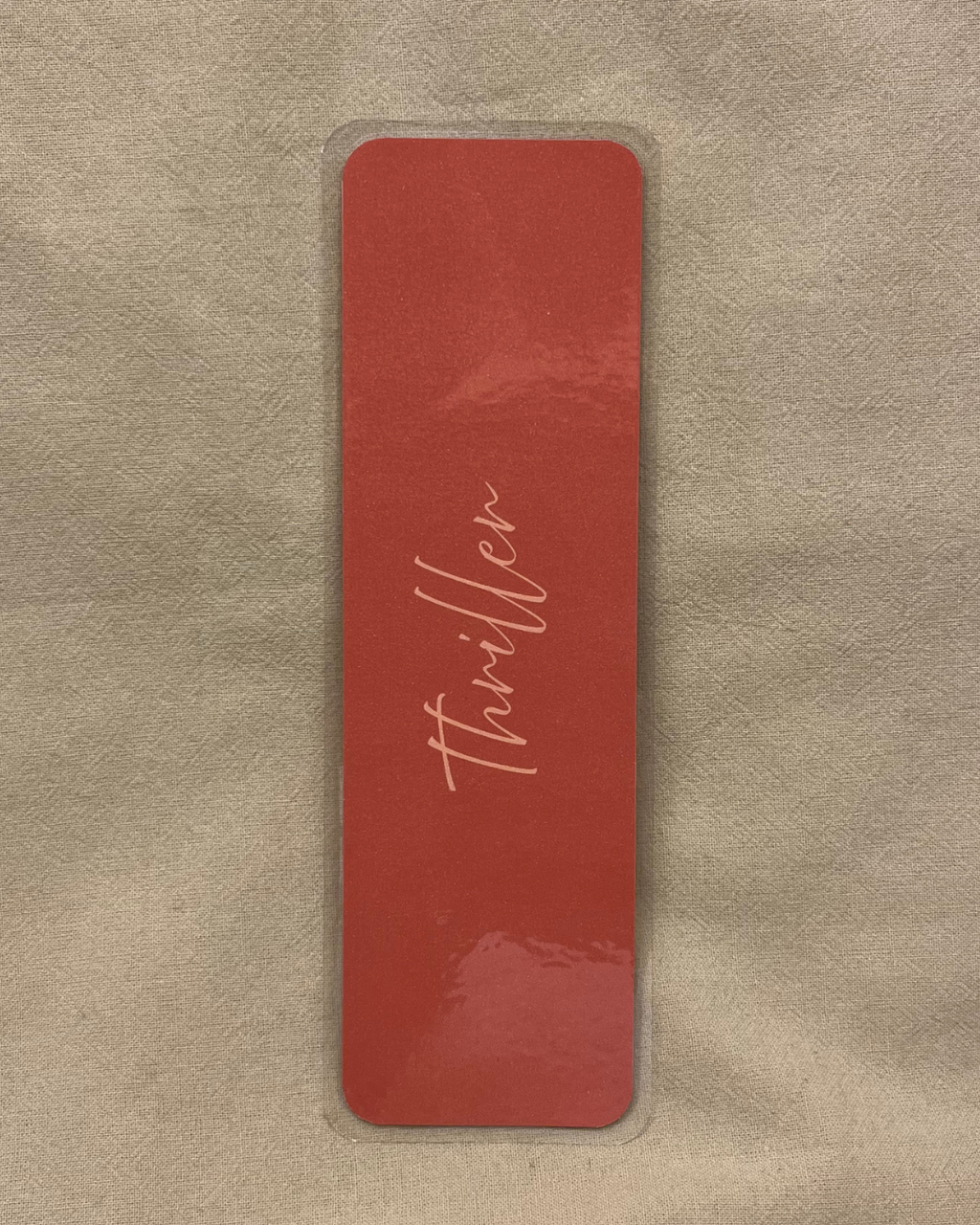 Thriller Bookmark